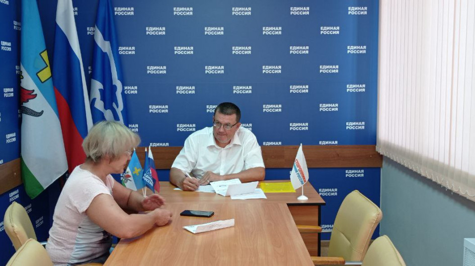 КАШИРА. Андрей Голубев провёл прием граждан