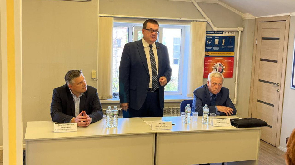 МИХНЕВО. Встретился с коллективом Ступинской РЭС, филиала «Южные электрические сети».