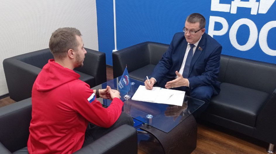 СТУПИНО. Андрей Голубев провёл прием в рамках тематической недели по вопросам ЖКХ