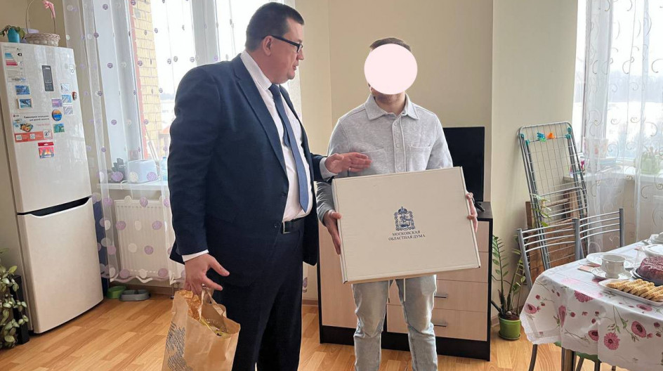 СТУПИНО. Продолжаю встречи с семьями наших защитников Отечества.