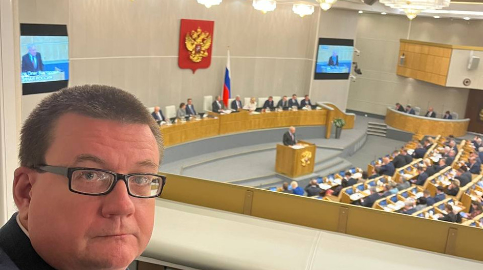Принимаю участие в заседании Государственной Думы Российской Федерации