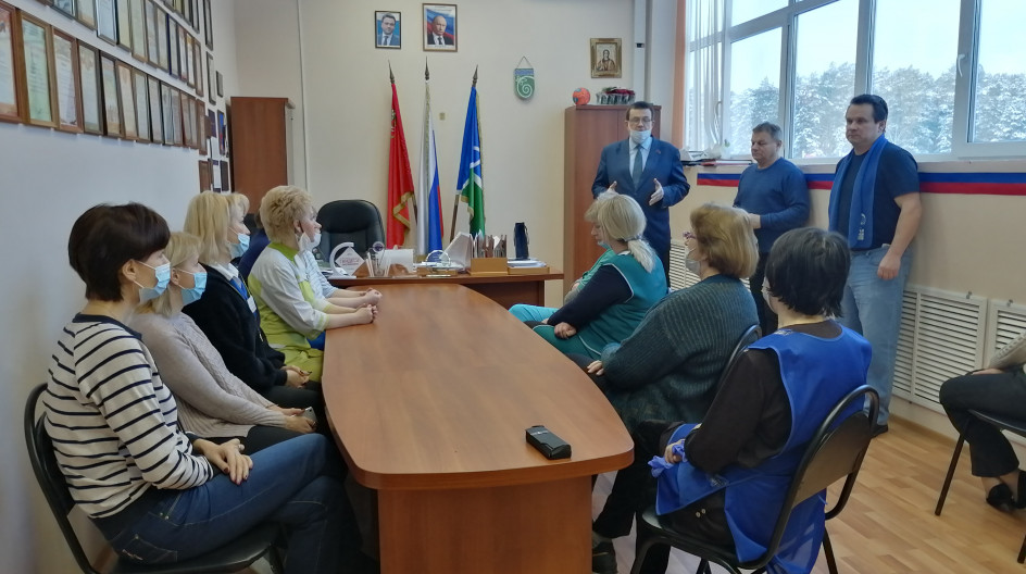ПРОТВИНО. Андрей Голубев отчитался о своей работе перед коллективом ДС "Импульс"
