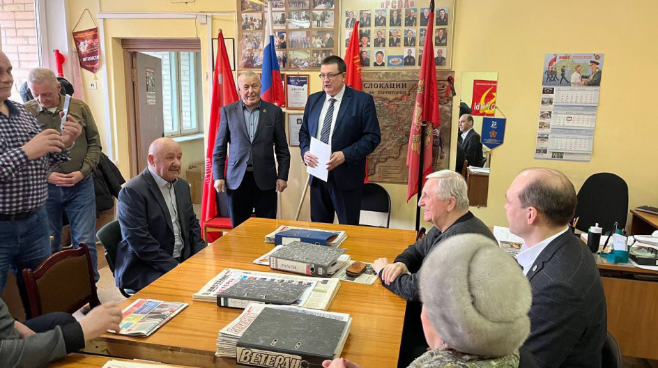 КАШИРА. Провёл встречу с активом Совета ветеранов городского округа Кашира.