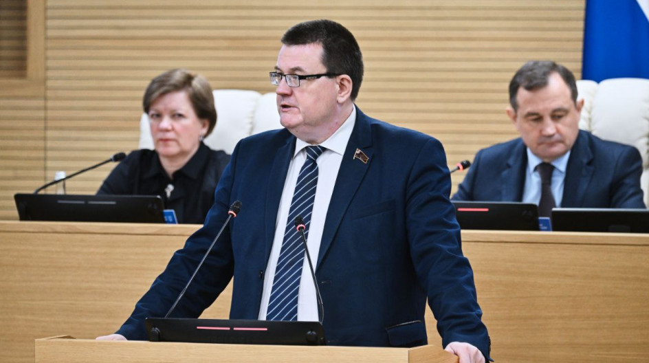 Вместе с министром социального развития Московской области Людмилой Болатаевой представили Мособлдуме закон