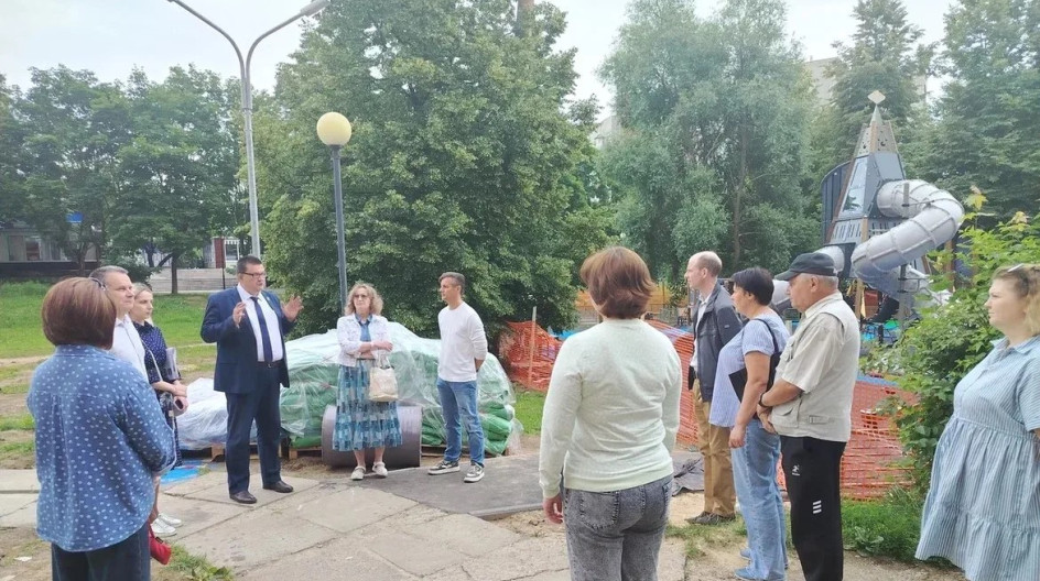ПРОТВИНО. Провели мониторинг благоустройства нового общественного пространства