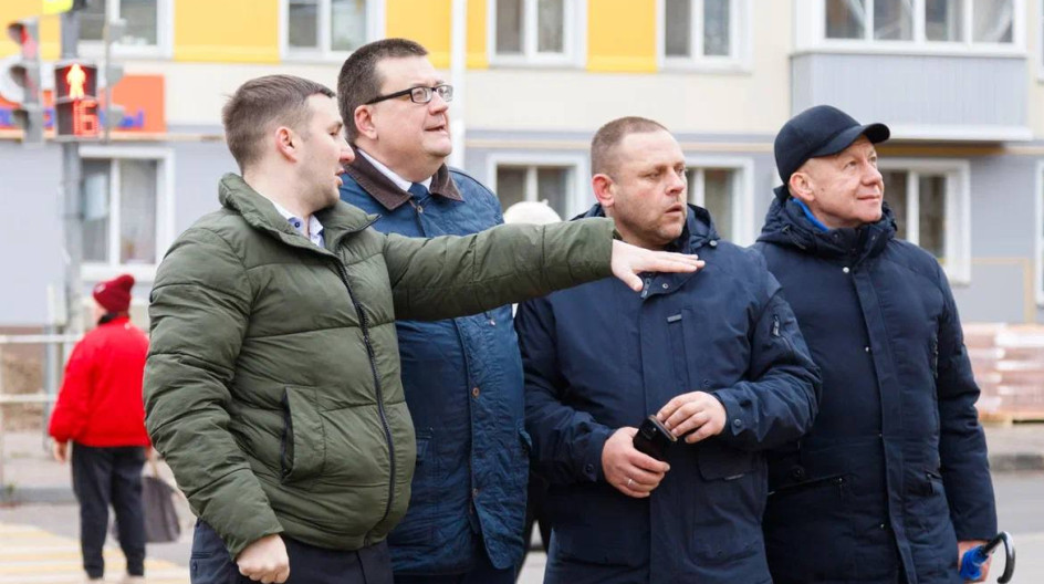 КАШИРА. Принял участие в обходе главы округа Романа Александровича Пичугина территории города