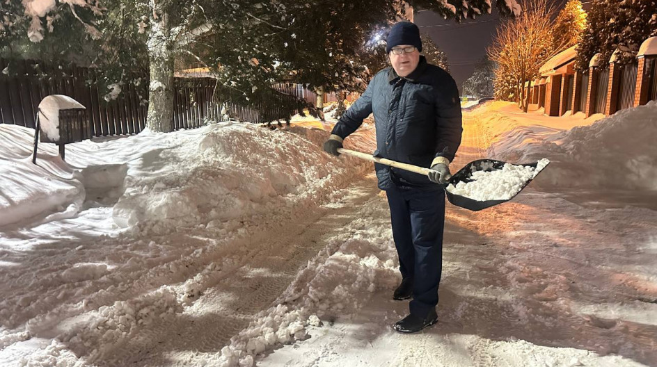 Сегодня вечером поддержал почин своего соседа.