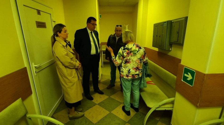 ГОЛИЦИНО. Андрей Голубев посетил  ГБУЗ МО "Голицинская поликлиника".