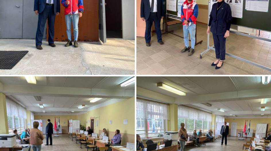 КАШИРА. Сегодня первый день голосования на выборах Губернатора Подмосковья  С утра посещаю избирательные участки в Ожерелье и Кашире-2, общаюсь с членами комиссий, наблюдателями.