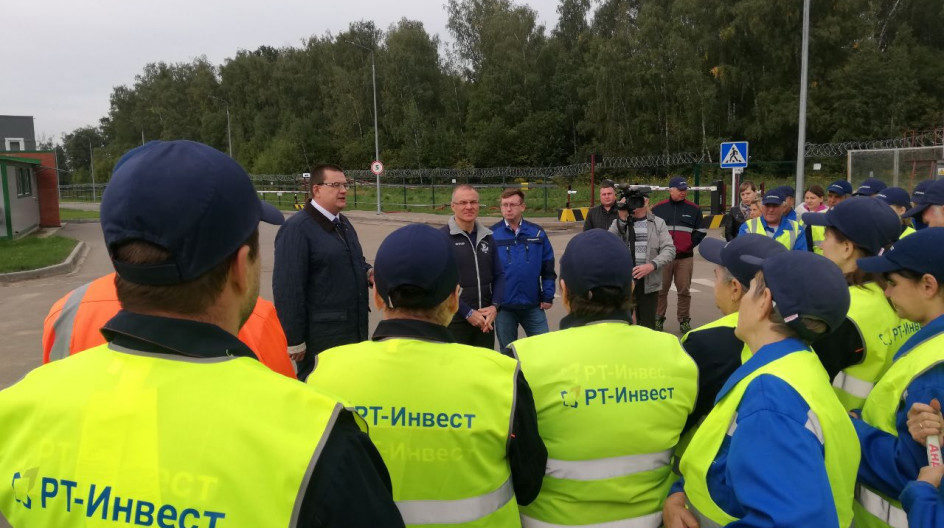 МАЛОЕ ИЛЬИНСКОЕ. Депутат Мособлдумы Андрей Голубев встретился с коллективом КПО "ДОН"