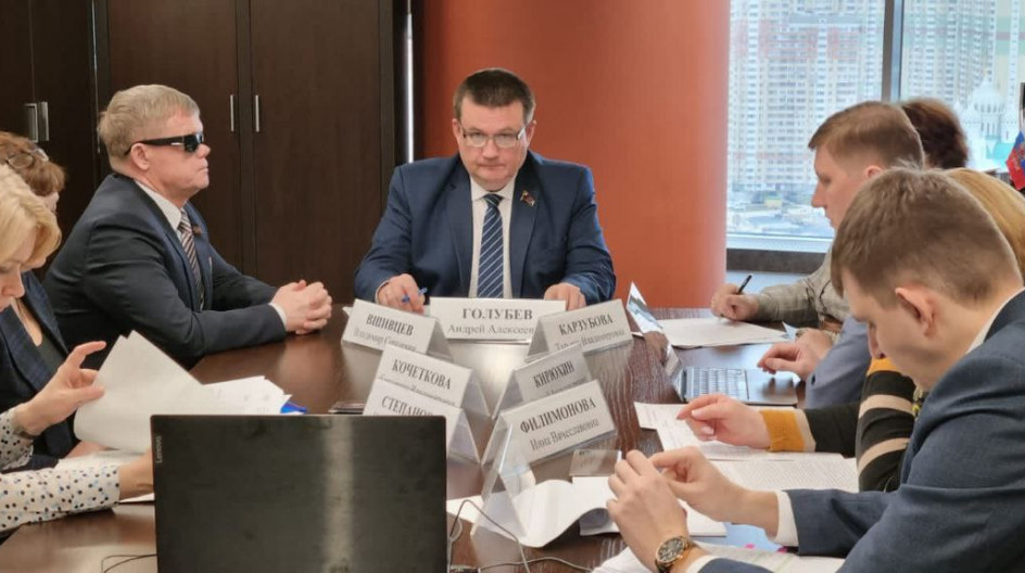 Андрей Голубев  провел заседание Комитета по социальной политике и здравоохранению.