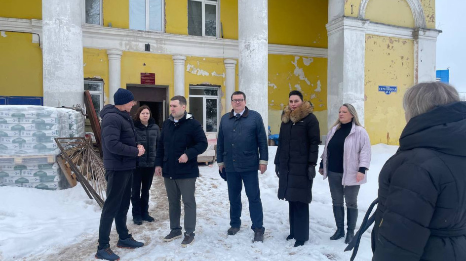 КАШИРА. Дело делается - Провели мониторинг капитального ремонта ДК на Стрелецкой (филиала Центра детского творчества «Светлячок»)
