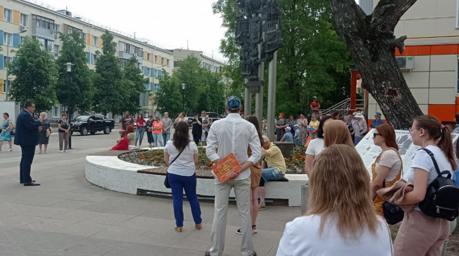 КАШИРА. Андрей Голубев встретился с жителями города.