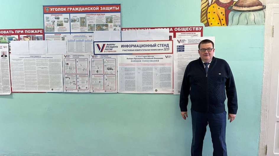 СТУПИНО. Посетил избирательный участок №3049.