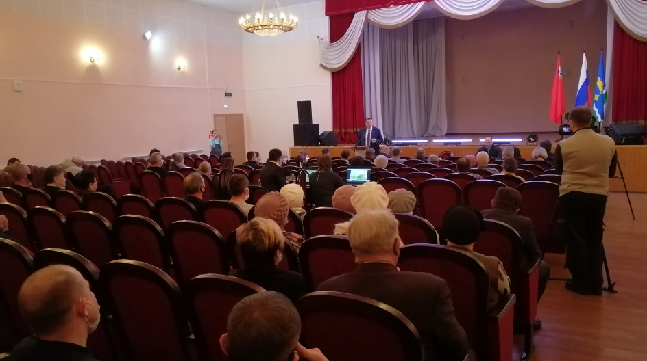 ШУГАРОВО. Андрей Голубев представил отчет о своей работе 