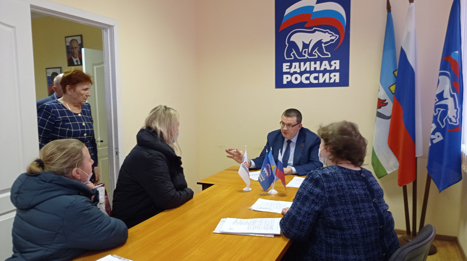 КАШИРА. Очередной очный прием жителей депутатом А.А.Голубевым - решено положительно 80 % поступивших обращений