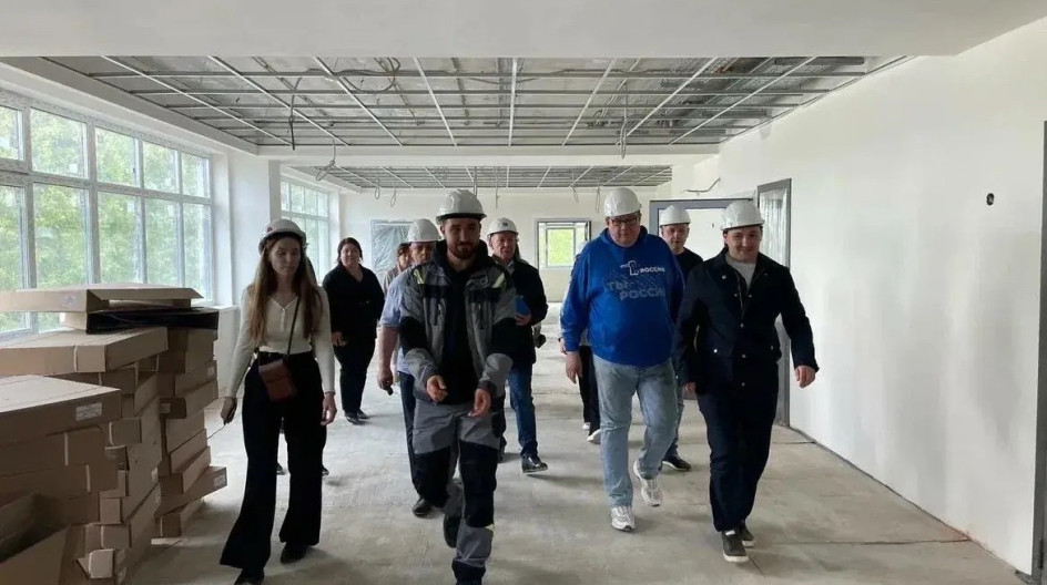 КАШИРА. Дело делается — на контроле каждый этап! Продолжаем мониторинг капитального ремонта школы № 7 городского округа Кашира.