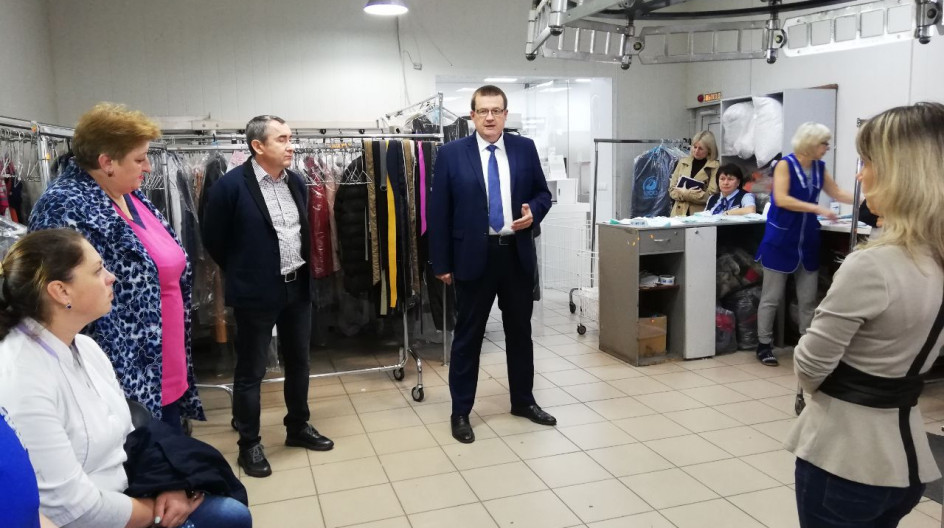 СТУПИНО. Андрей Голубев посетил ООО "ЛЕДА - СТ"