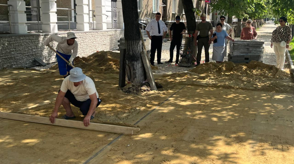 СТУПИНО. Провёли мониторинг благоустройства пешеходной зоны вдоль улицы Андропова.