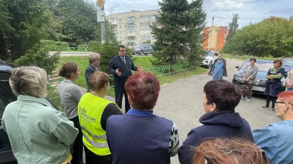 ОЖЕРЕЛЬЕ. Как депутат Московской областной Думы встретился с коллективом управляющей компании ООО «Жилресурс» в микрорайоне Ожерелье